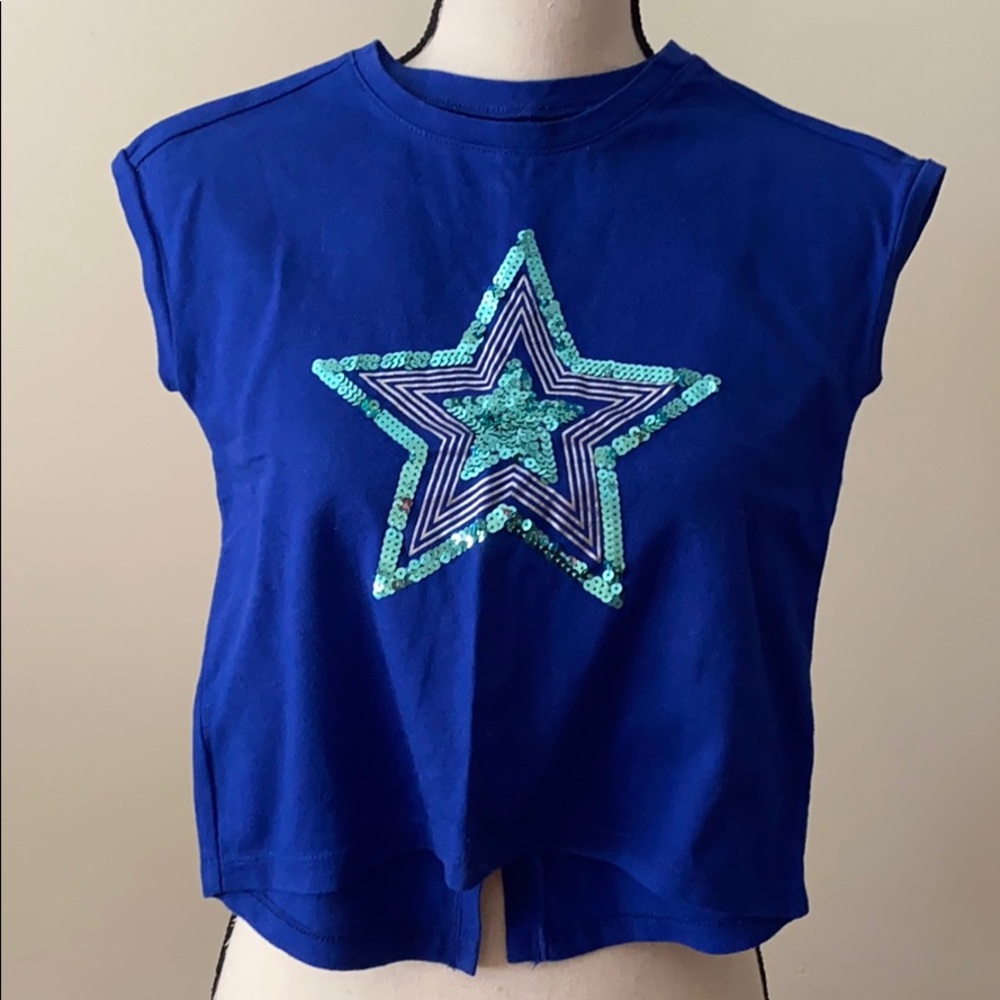 Beautiful Blue Girls tee